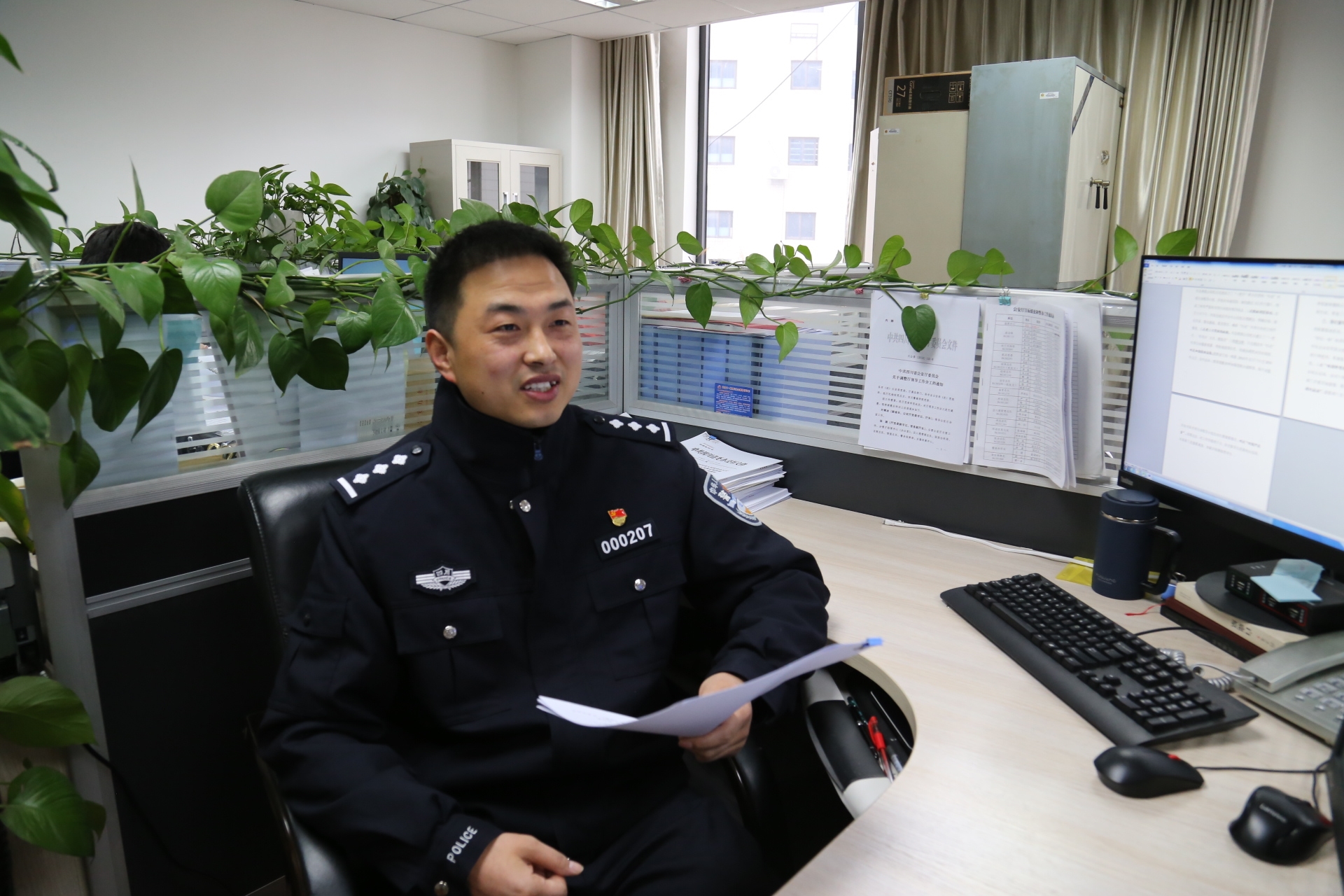 办公室民警 徐小军